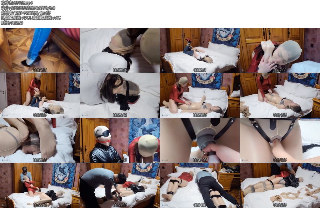 [JS原创] 八月狂欢节收官之作 艾菲露楠OL的丝袜劫难女人遭变态劫匪劫持玩弄-丝依依