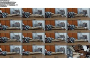 [凉叶子] JK叶子这次是捆绑后被无情扔到了地上-丝依依