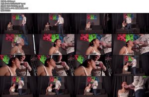 [欧美绳艺] SHUT UP AND TAKE THIS BIG GAGS FILL HER TINY DROOLING MOUTH-丝依依