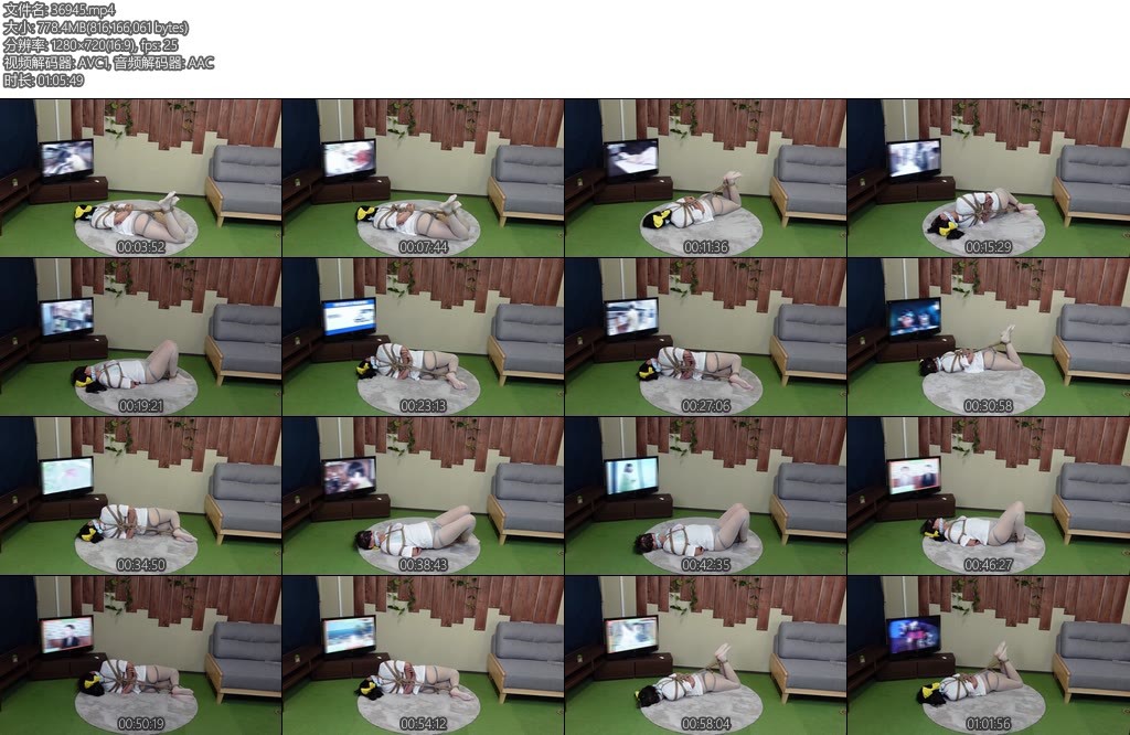 [亚洲绳艺] 長時間じらし１時間耐久緊縛放置-丝依依