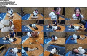 [飞天原创] 李然五花紧缚大口球日式口夹驷马后高手大口球紧缚挣扎越挣扎越舒服缓解压力的好方法-丝依依