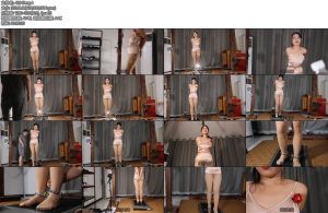 [路由原创] 新模电控跑步机丝袜内衣高跟出汗强制跑步电ji-丝依依