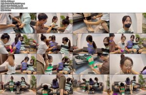 [默示录] 缚艺录小依小汪小杨招模特第一次拍摄三人捆绑很费时间也很有趣3个人的简单挣脱实验1-丝依依