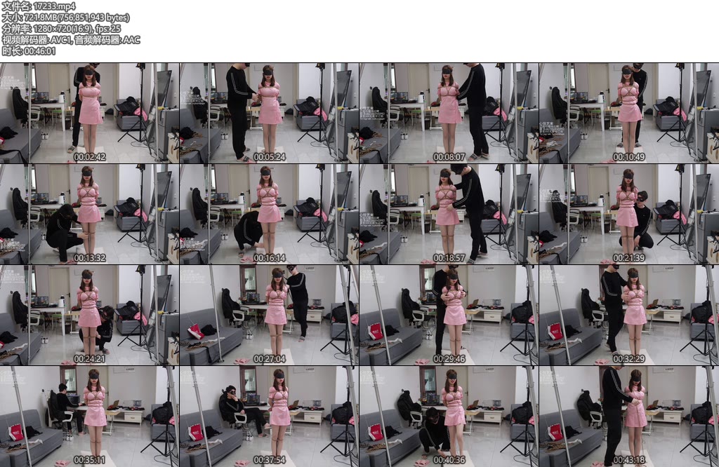 [心悦束艺] 00长腿小萝莉文文护士装人柱缚，tk+放置-丝依依