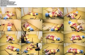 [莉雅原创] 蕾姆的紧缚实验 极限紧缚、爬行蠕动、口球、蒙嘴、眼罩-丝依依