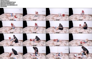 [莉雅原创] 入室绑架妮露cosplay剧情DID蛋棒子电击X_X丝袜堵嘴口球紧缚挣扎强膏-丝依依