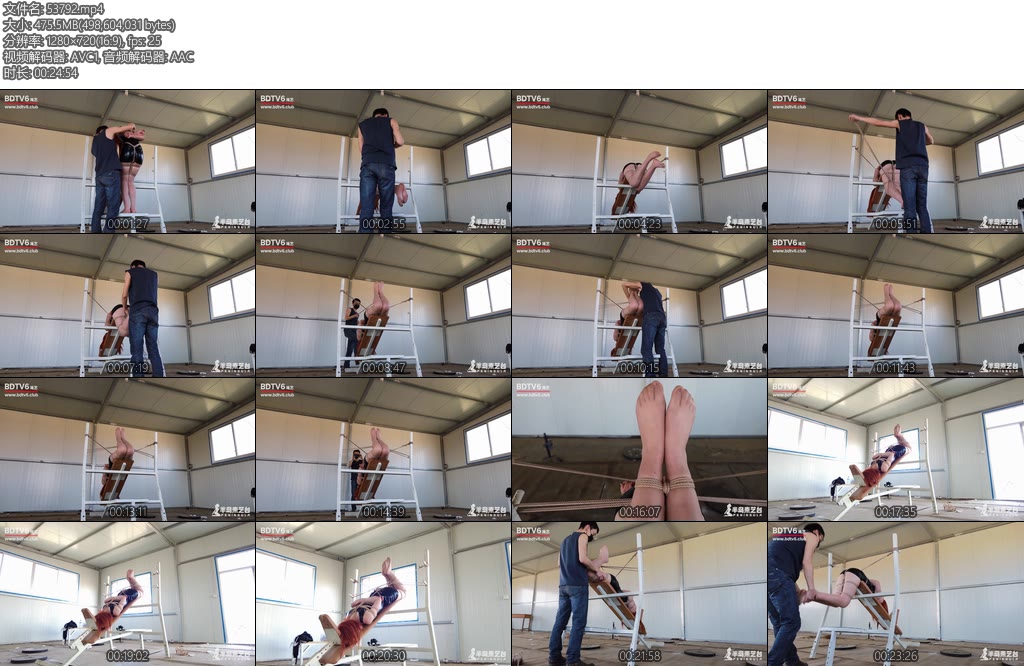 [半岛束艺] 苏心台里穷得又去废弃健身房了-丝依依