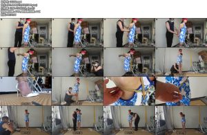 [绳之韵] 敬业的小凡灰丝青花小旗袍，直臂吊虐-丝依依