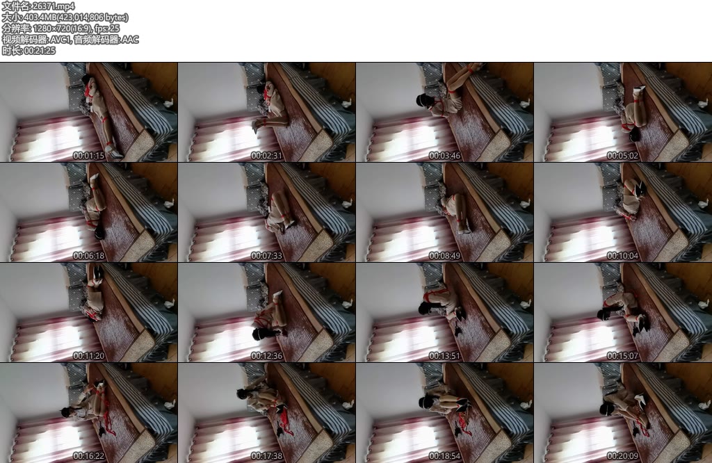 [亚洲绳艺] 杏色ol红绳日式紧缚逃脱-丝依依