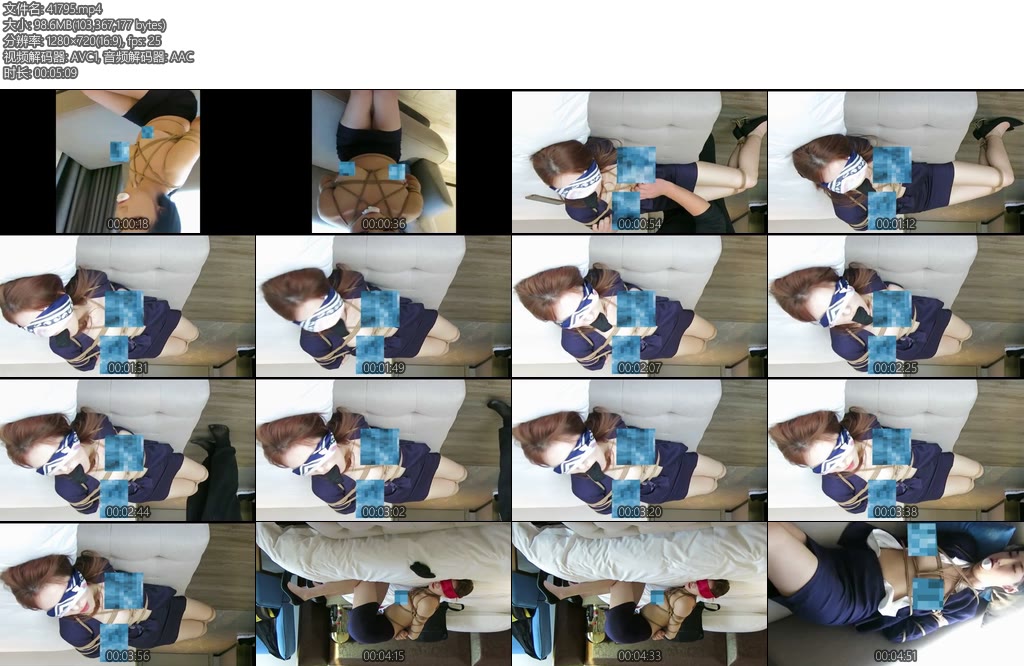 [玩绳男孩] 未消声的长腿妹子捆绑堵嘴和实习医生妹子捆绑堵嘴-丝依依