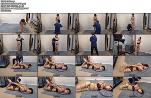 [随心原创] 诺米内衣遛狗直臂驷马紧缚吊-丝依依