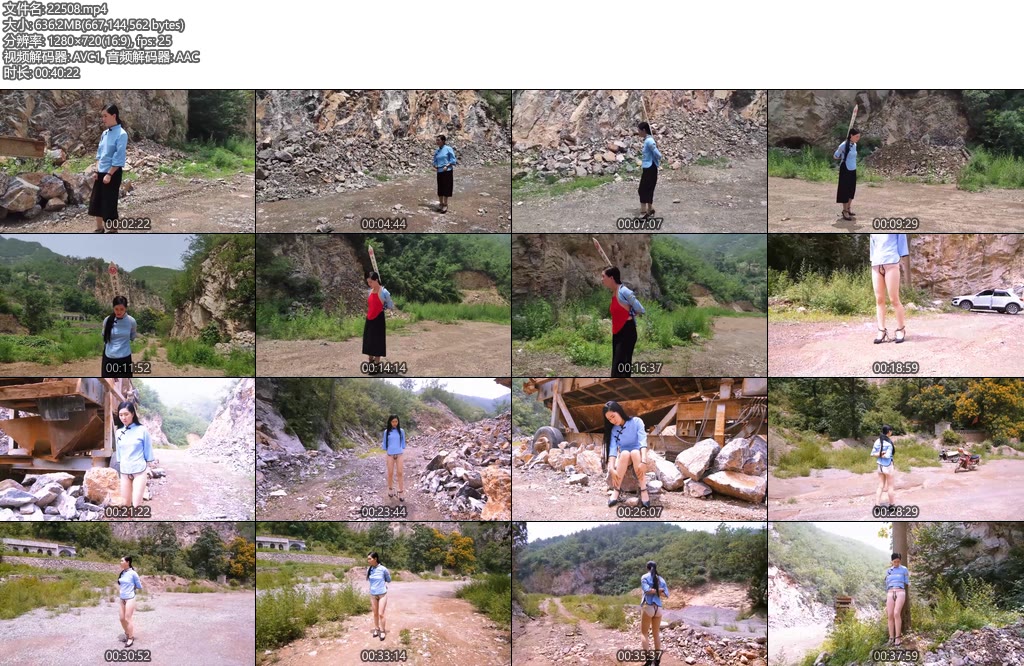 [夜未央] 荒村绳镣行 私人女囚五四装游荒村 五花大绑亡命牌 脚镣手铐-丝依依