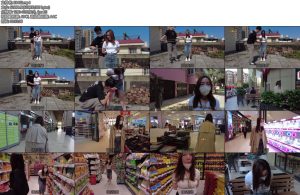 [晓鹿绳艺] 艾琳逛超市定牌转公演粉丝要求带上电击R夹固定棒子塞入玩具然后进超市逛街并且遥控强G-丝依依