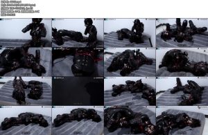 [JIOJIO原创] XJIO缚馆系列2双人乳胶犬乱斗K9套装郊狼电击震动B固定强制GC-丝依依