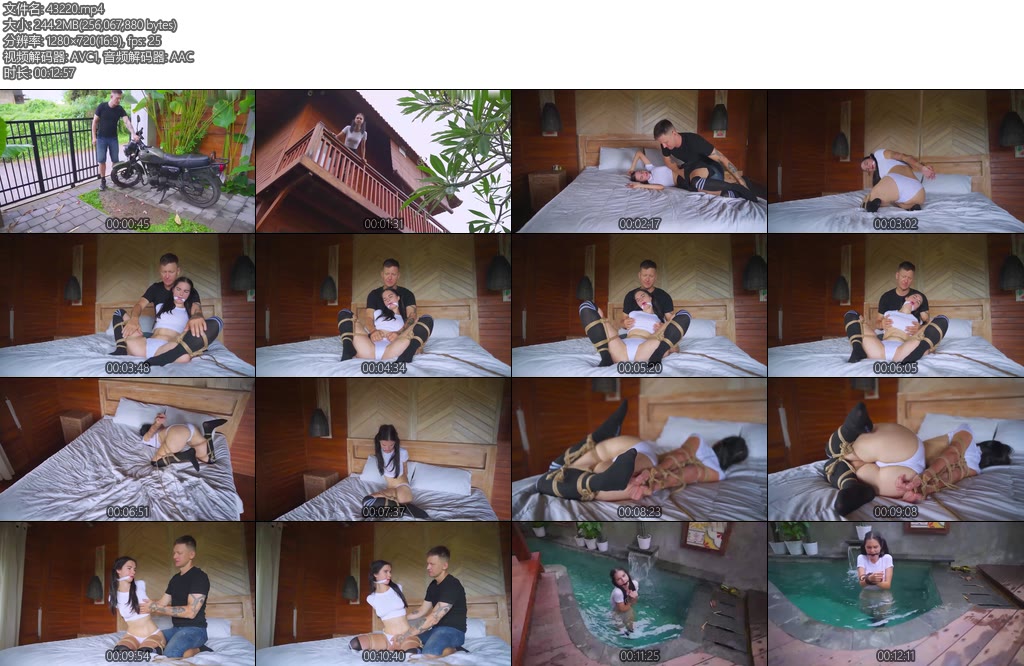 [欧美绳艺] WITNESS CRIME-丝依依