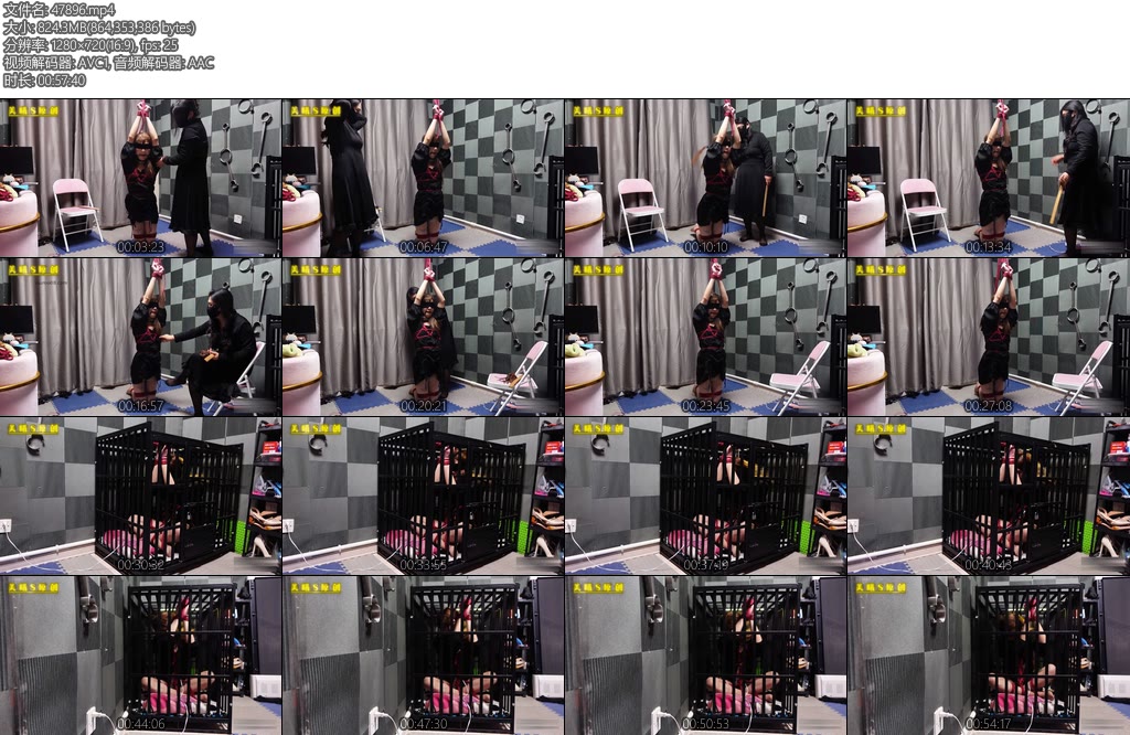 [美曦原创] 体验囚禁的伪娘m-丝依依