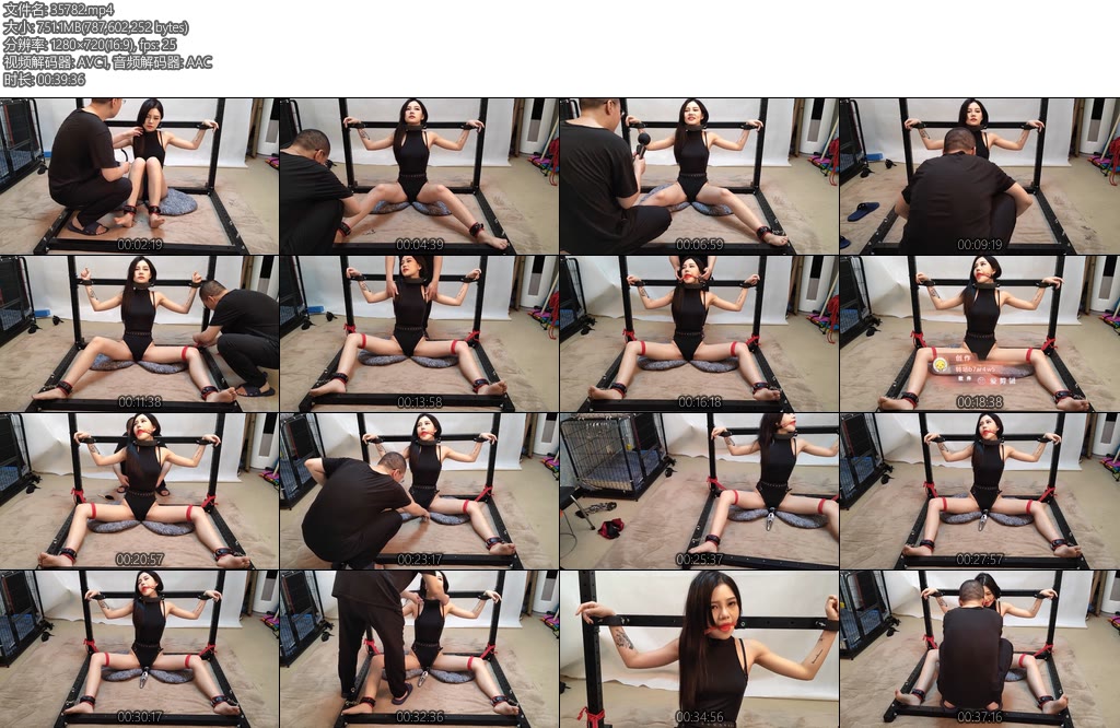 [随心原创] 江奈架子上固定分腿-丝依依