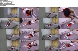 [新月原创] 红豆定拍受伤的女巫几种不同姿势演绎一个受到严重伤害的女孩的挣扎无绳-丝依依