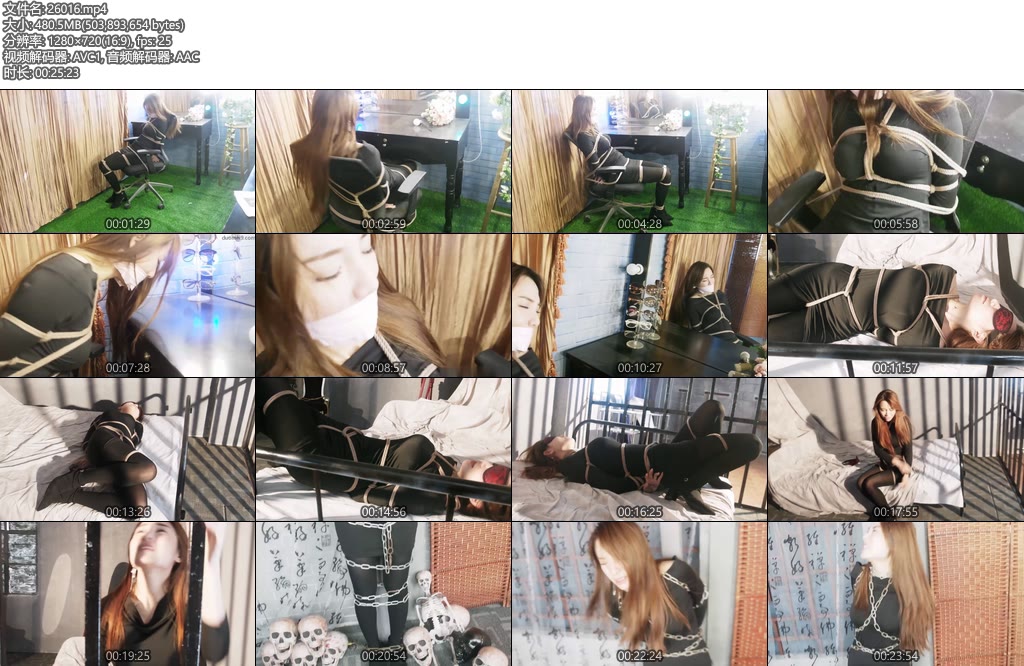 [亚洲绳艺] 36D美女的奇幻紧缚2-丝依依