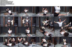 [MJ影视] 麻袋绑匪之一字马的老师被强行做各种一字马驷马难度惩罚调侃玩弄-丝依依