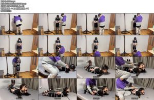 [WN原创] 初绑上强度黑丝小裙细绳高手蛇缚集锦驷马挠痒严厉堵嘴洗礼身材超瘦的妹妹-丝依依