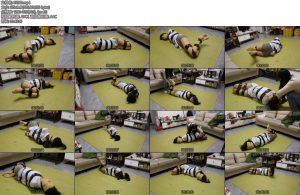 [胜景影视] 胶带紧缚放置-丝依依