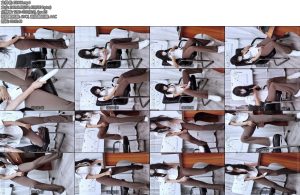 [栗栗子] 被命令的女销售员07强高OL快乐棒失禁瑜伽裤-丝依依