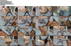 [狸猫原创] 丝袜全包连裤袜坐脸-丝依依