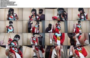 [象人原创] 嗷嗷cos八百比丘尼单脚吊扯脚趾TK抽打屁股多重丝巾堵嘴-丝依依