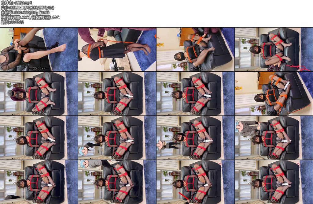 [糖糖原创] 糖糖工作室 秘书装捆绑放置结果被上门打扫保洁发现羞耻心爆炸远程电击调教X_X刺激全程被围观身体固定无法逃离最后沦落被玩弄-丝依依