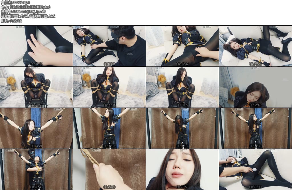 [树屋轻调] 女coser灵灵参加漫展回家时被劫匪迷晕趁机被劫匪全身玩弄中途被TD震动惊醒准备淘宝谁知下面带来的刺激太强烈-丝依依