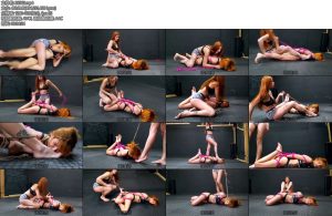 [欧美绳艺] Female Wrestling Bondage Lex VS Tenjou-丝依依