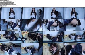 [冷月原创] 图图的榨汁圣水调教 这次图图被驷马开腿吊缚起来戴上马具开口器震动棒榨汁憋了很久的图图刚一震动浓稠的液体就从下体流出来跟水晶吊坠一样之后再绑成驷马继续榨还用上了电动肛塞-丝依依