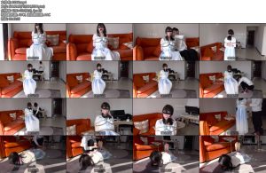 [子衿原创] 小晚汉服紧缚驷马口球TK挠痒折磨-丝依依