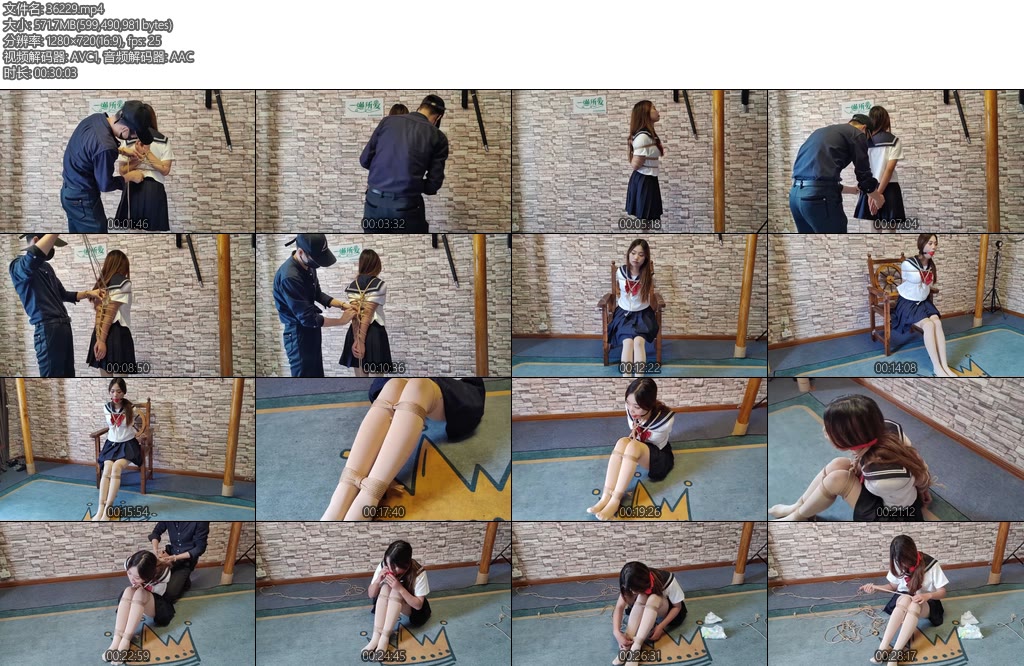 [一绳所爱] 大学生妮妮试镜大号口球堵嘴后手观音和直臂并腿海老缚放置绑得只能扭动完全动不了大号口球把小嘴塞满撑到极限受不了-丝依依