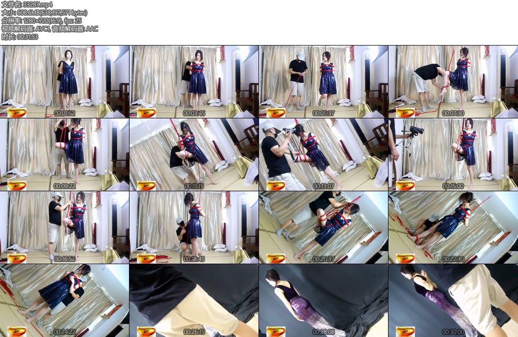 [魅影空间] 楠楠晚礼服偷闲首秀紧缚172美女楠楠晚礼服出境片足股绳紧缚吊楠楠的紧缚之路从此开始了-丝依依