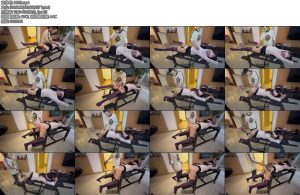 [延江艺束] 陈陈应约拍客户说首次约拍不太会玩让我帮忙做前X把陈陈蒙眼平放在XA椅上轻抚R头手动TD的调D让陈陈放开自己的身体最后把陈陈抱起来让她跪在椅子上鞭打挠痒直到陈陈-丝依依