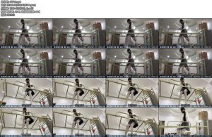 [新月原创] 红豆定拍JK白丝戴手铐骑在床架上坐着体验木马的痛苦-丝依依