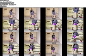 [影子原创] 肉丝高跟灰紧身衣半跪缚X_X自己想办法关X_X吧不然有你好受的-丝依依