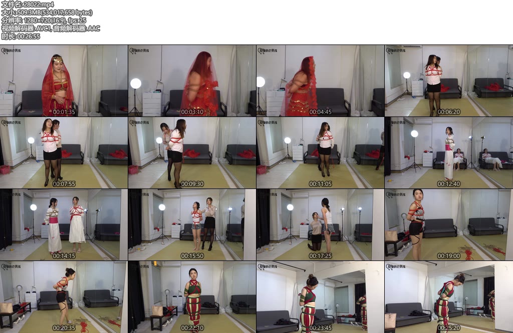 [美束映画] 5个新模特试镜 绑起来有不同的韵味-丝依依