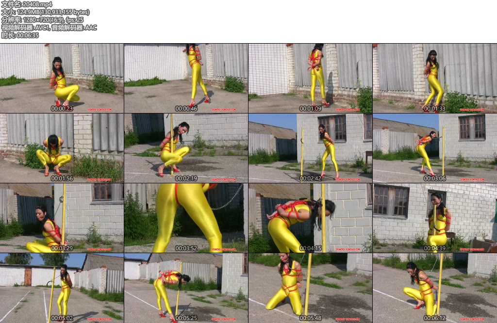 [欧美绳艺] Spandex Bondage No.017-丝依依