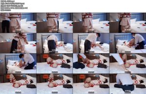 [亚洲绳艺] 绘绳绘摄 女大学生第一次体验被捆绑调教-丝依依