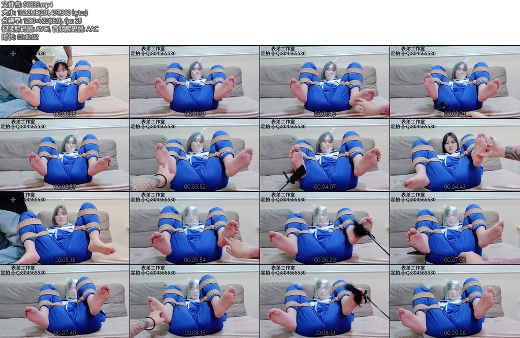 [表弟原创] 身穿校服被捆绑窒息-丝依依