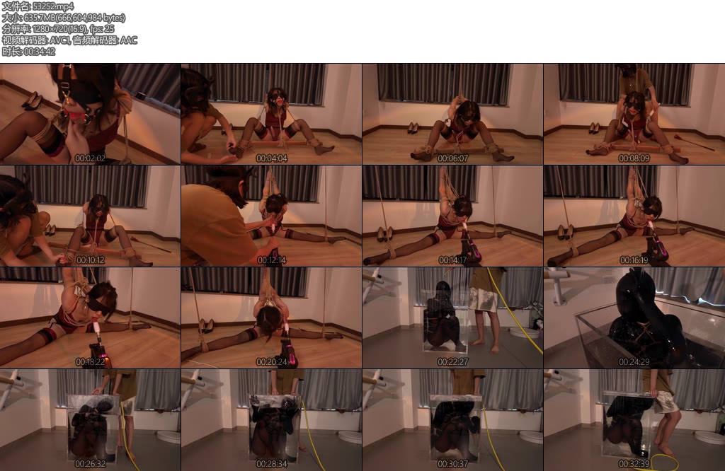 [凛凛蝶] 重度抖m妻子的训练计划第一集重口味深侯呕吐塞入水箱体验水位逐渐升高的绝望体验-丝依依