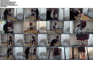 [新月原创] 琳媚COS中华小厨娘清纯小白袜胶带站立吊绑大屁股抚摸玩凶棒棒G到想发脾气-丝依依