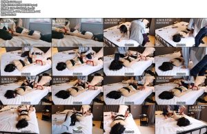 [咕咕精] 极品白瘦萝莉内衣蟹缚驷马强高+SP+挠痒+小狗舔水+TK、抽脚心-丝依依