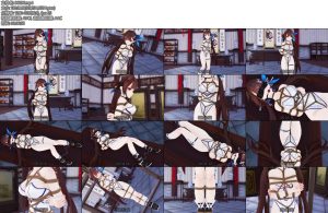 [动画片] 李素裳拘束舞蹈绑桌子上吊缚-丝依依