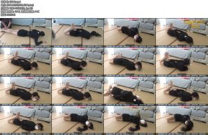 [新月原创] 红豆微剧情被擒女剑客驷马铐等待贼人回来无情嘎掉自己放置类-丝依依