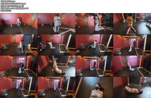 [意之窗] 汤圆灰丝骑马机走绳倒吊转圈tk-丝依依