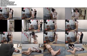 [随心原创] 杨蕊紧缚的口水五花紧缚全身捆绑弯腰驷马止不住的口水紧勒的股绳-丝依依